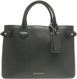 Burberry Pre-owned Handbags, female, Black, Size: ONE SIZE Pre-owned Vintage Handbag