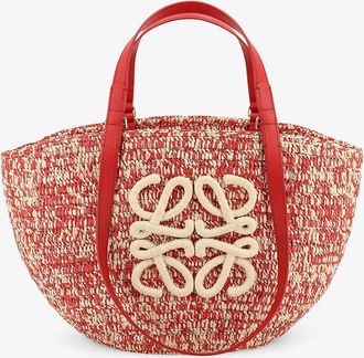 Loewe Paulas Ibiza -Borsa a spalla Medium Eclipse in rafia e pelle con logo Anagram 3D - LOEWE - gender_Woman