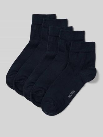Mc Neal Socken mit Label-Detail im 5er-Pack in Marine, Gr&ouml;&szlig;e 39/42