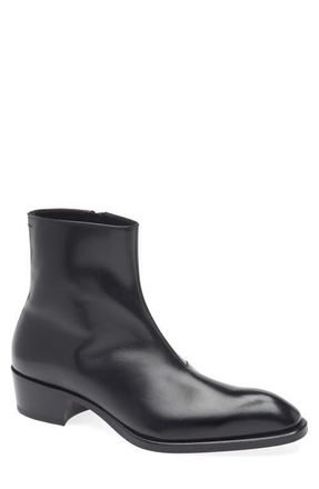 Tom Ford Vincent Leather Boot in Black at Nordstrom, Size 12Us