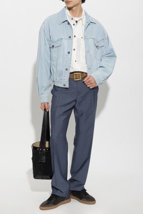 Versace Denim Shirt, Mens, Blue