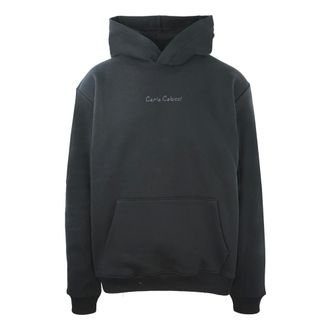 Carlo Colucci Relaxed-Fit Hoodie - Heren - Sweatshirts & Hoodies - Zwart - Maat: XL Zijde