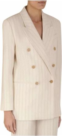 Zimmermann Luminosity Relaxed Jacket - Dames - Blazers - Wit - M - Katoen - Jassen
