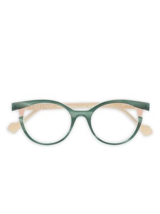 Face &agrave; Face round-frame glasses - women - Acetate - 47 - Green