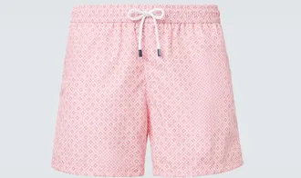 Fedeli Madeira printed swim trunks