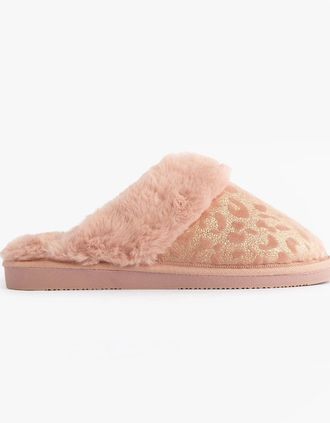 Jojoe Womens Jo & Joe LYLA Womens Mule Slippers Pink - Size: 6