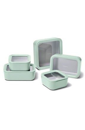 Caraway 13-Piece Food Storage Glass Container Set in Mist at Nordstrom