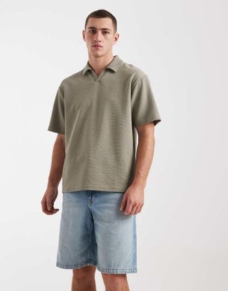 Cotton On Pantaloncini di jeans ampi blu casette