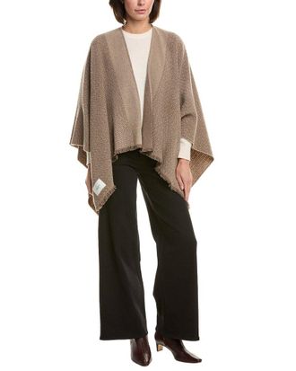 Rag & Bone Rag & Bone Joni Tweed Reversible Wool Poncho