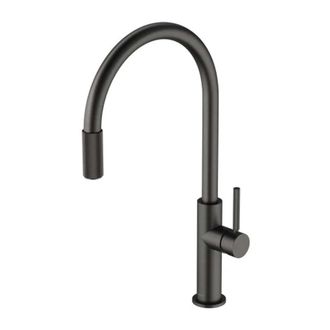 Omnires Omnires Switch - Grifo De Fregadero Con Funci&oacute;n De Filtraci&oacute;n, Grafito Cepillado Sw9057gr