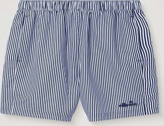 Ellesse Mens Sylbio Swim Short - White/Navy - White/Multi - Size: 29/28/32