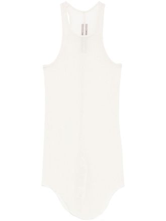 Rick Owens fine-ribbed tank top - women - FSC Viscose/Silk - 42 - Neutrals