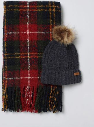 Barbour Set cappello + sciarpa Barbour in lana