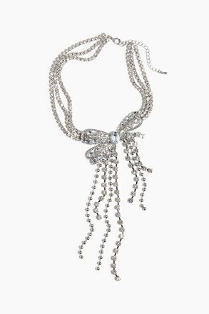 H&M Strasskette - Silber