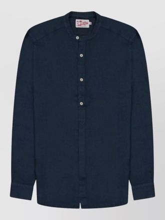 MC2 Saint Barth shirt mandarin collar long sleeves button cuffs