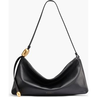 DKNY Velvet Large Shoulder in Blk/gold at Nordstrom
