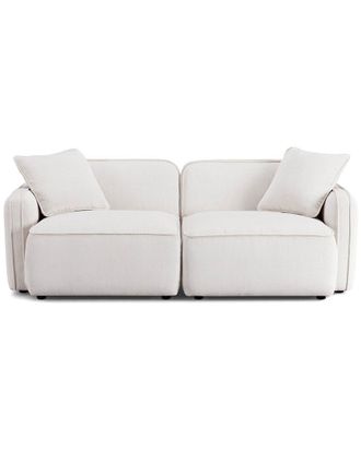 TOV Furniture Tov Furniture Travie Performance Corduroy Velvet Modular Loveseat