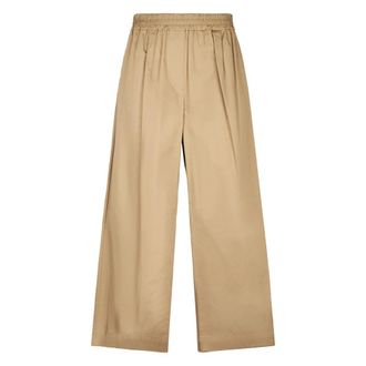 Max Mara Wide Trousers, female, Brown, Size: 2XS Golfo Trousers