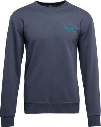 Black Diamond Mini Stacked Crewneck Pullover für Herren | blau