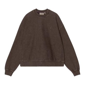 Carhartt Work in Progress Lambert Sweatshirt - Sweatshirts & Hoodies - Mujer - Marr&oacute;n - XS