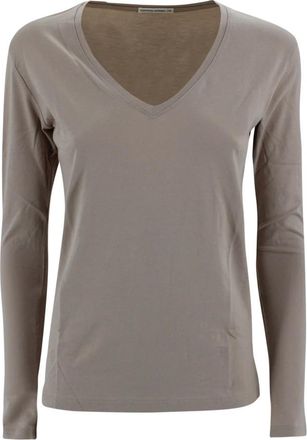 Anonym Apparel Dames, Tops, Beige, Maat: S Jersey