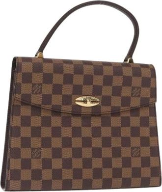 Louis Vuitton Pre-owned Canvas Handtas - Dames - Vintage Handtas - Bruin - ONE Size - Vintage
