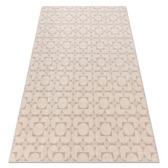 RugsX Rugsx - Alfombra Wool Angel 7887 / 52022 Geom&eacute;tricos Beige / Gris Beige 120x170 Cm