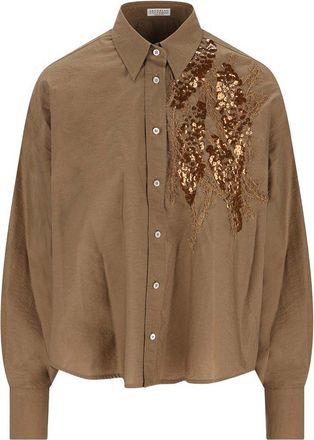 Brunello Cucinelli Shirt With Sequins