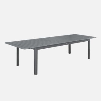Sweeek Mesa De Jard&iacute;n Extensible De Aluminio De 10 Plazas