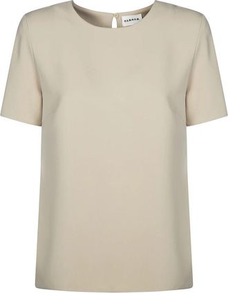 P.A.R.O.S.H. Panty Blouse - Dames - Blouses - Beige - M - Polyester - Overhemden