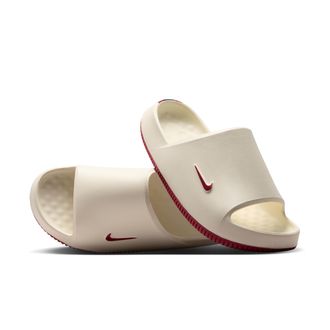 Nike Mens Calm (Atlanta Falcons) NFL Slides in White | IM7295-100