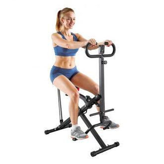 OEM M&aacute;quina De Sentadillas Para Sentadillas Profundas, Plegable, Asiento Ajustable 5 Niveles, Equipo De Entrenamiento En Casa Para Gl&uacute;teos Y Piernas, Negr