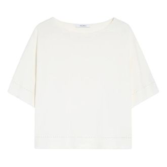 Max Mara Dames, Tops, Wit, Maat: L Viscose