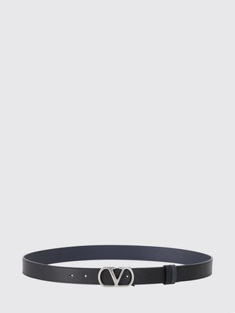 Valentino Garavani VLogo Signature Reversible and Adjustable Calfskin Leather Belt