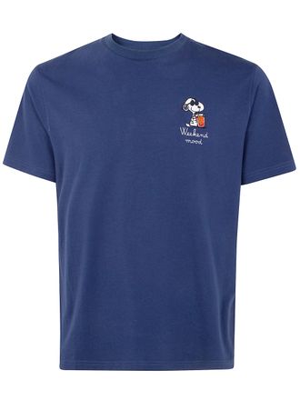 MC2 Saint Barth T-Shirt Cotton Blue Portofino Snoopy Weekend Dive