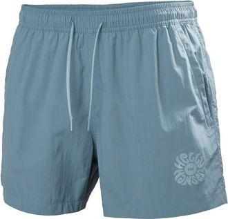 Helly Hansen Cascais Trunk 4,5 Badehose f&uuml;r Herren | t&uuml;rkis/grau