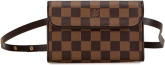 Louis Vuitton Brown Pvc Leather Fanny Pack Pochette Pouch (Pre-Owned)