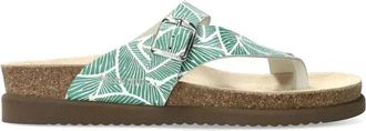 Mephisto Groene Helen Damessandaal - Dames - Slippers - Groen - 35 EU - Leer - Schoenen
