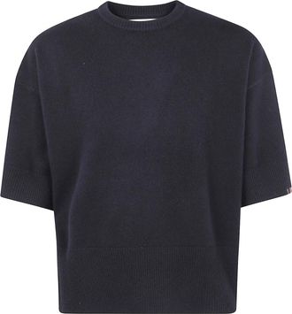 Extreme Cashmere Stijlvolle Sweater in Sassie NR 433 - Heren - T-shirts - Zwart - ONE Size - Tops