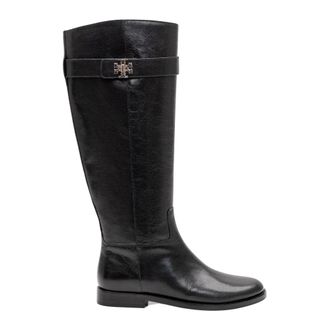 Tory Burch Bota de montar Turnlock - Shoes - Mujer - Negro - 41 1/2 EU