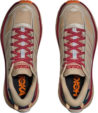 Hoka One One Mens Sneakers Mafate Speed 2 Cream Pepper Cream-Pepper Upper: Synthetic Trainers Cream/pepper