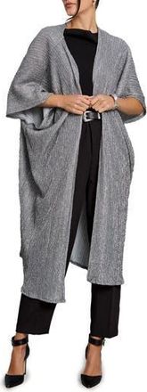 Saachi Pleated Shimmer Duster in Gunmetal at Nordstrom Rack