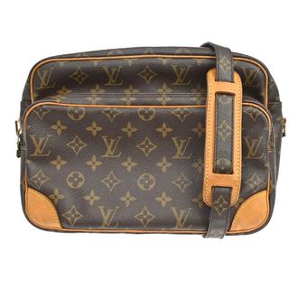Louis Vuitton Nil Messenger Monogram Canvas Brown Canvas Handbag (Pre-Owned)