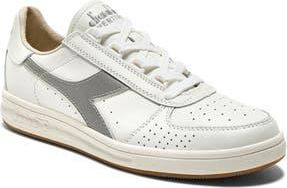 Diadora B.Elite 84 Italia Sneaker in White/Silver at Nordstrom Rack, Size 7.5
