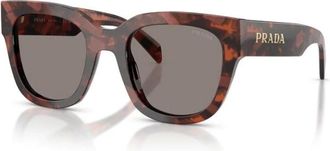Prada Dames, Accessoires, Bruin, Maat: 52 MM Polyamide