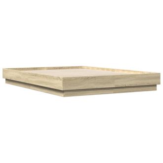 vidaXL Vidaxl - Estructura De Cama Madera De Ingenier&iacute;a Roble Sonoma 140x200 Cm