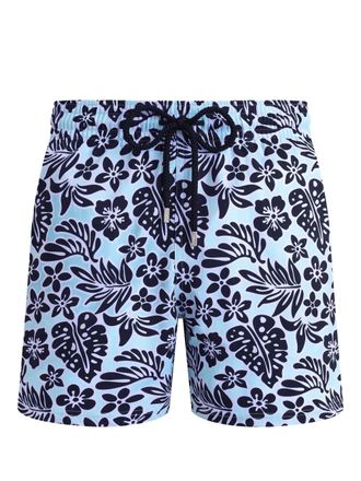Vilebrequin floral-print swim shorts - men - Recycled Polyamide/Elastane - XXXL - Blue