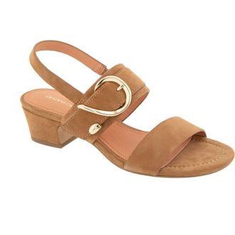 Andr&eacute; Assous Patresa Ankle Strap Sandal in Cognac at Nordstrom, Size 8.5