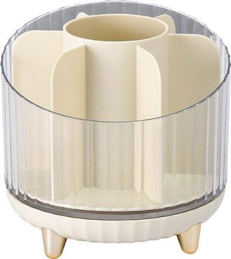 OEM Organizador De Maquillaje Para Ba&ntilde;o, Caja De Almacenamiento De Pl&aacute;stico Cosm&eacute;ticos Productos Cuidado Piel, Organizador Maquillaje Tocador (beige)