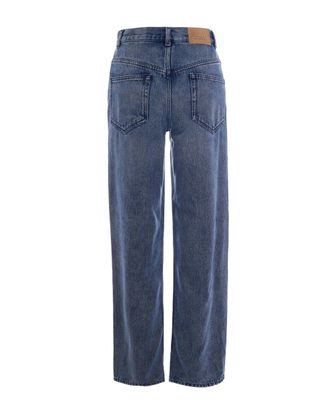 Isabel Marant Womens Jeans Jenny Light Blue Lyocell